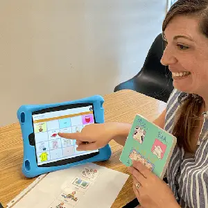 AAC device practice in Menlo Park
